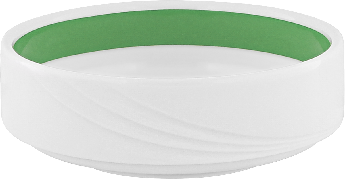Bowl round stackable embossed 12cm/0.30l