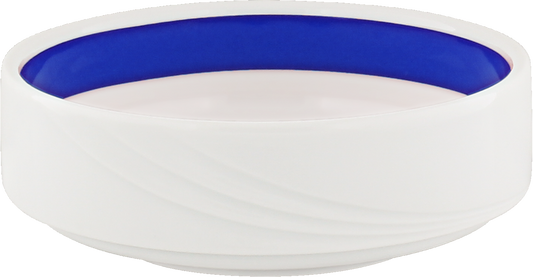 Bowl round stackable embossed 15cm/0.59l