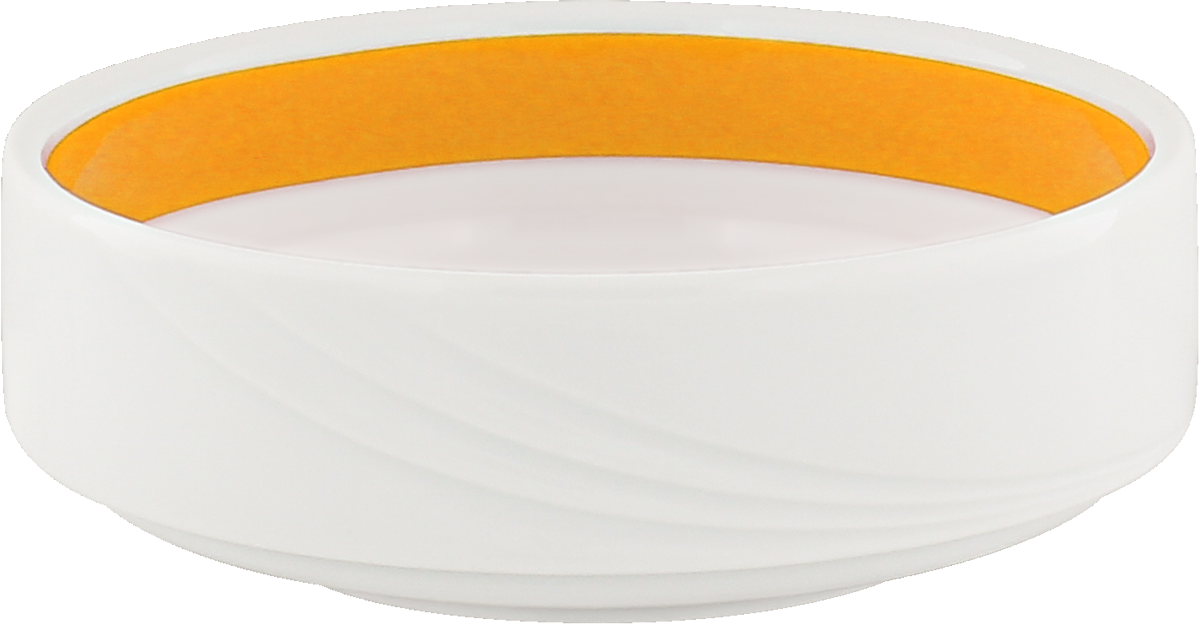 Bowl round stackable embossed 12cm/0.30l