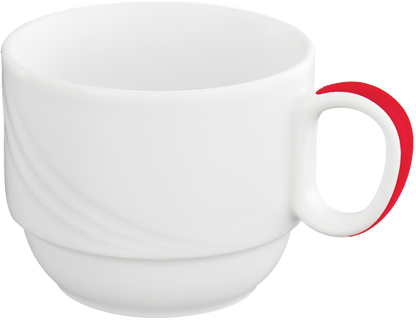 Cup special stackable embossed 0.18l