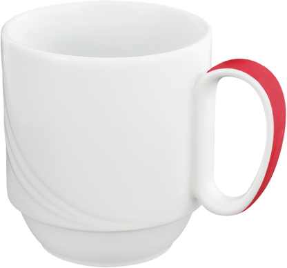 Mug special stackable embossed 0.28l