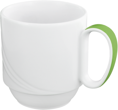 Mug special stackable embossed 0.28l