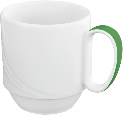 Mug special stackable embossed 0.28l