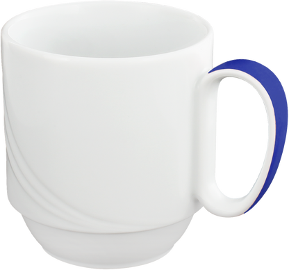 Mug special stackable embossed 0.28l