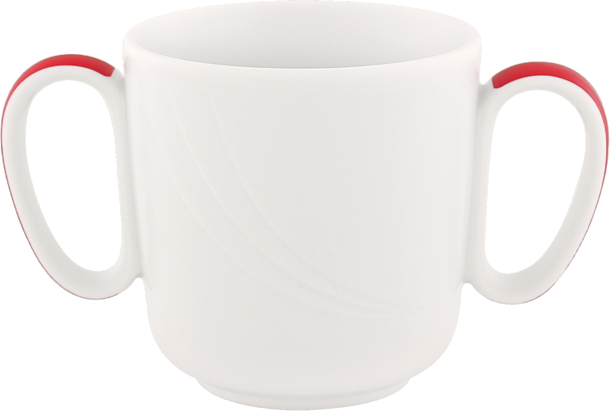 Mug special embossed 2 handle 0.30l