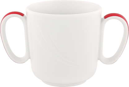 Mug special embossed 2 handle 0.30l