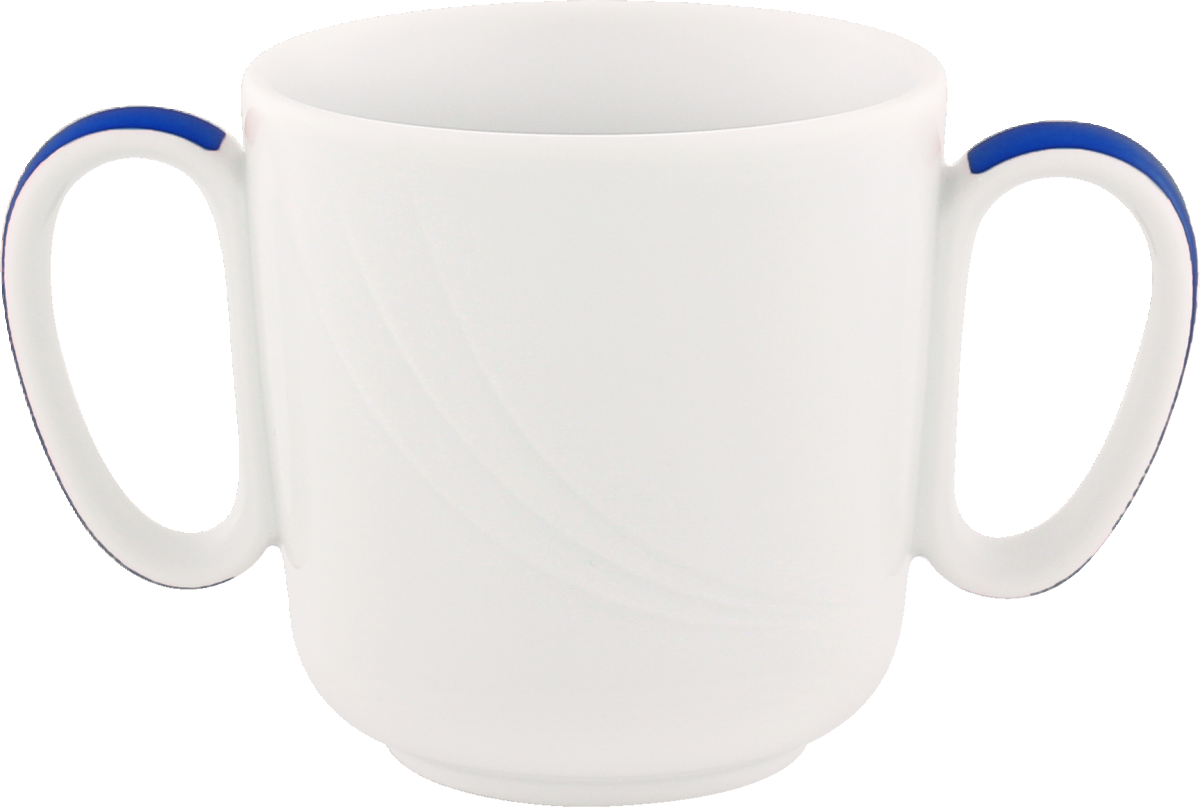 Mug special embossed 2 handle 0.30l