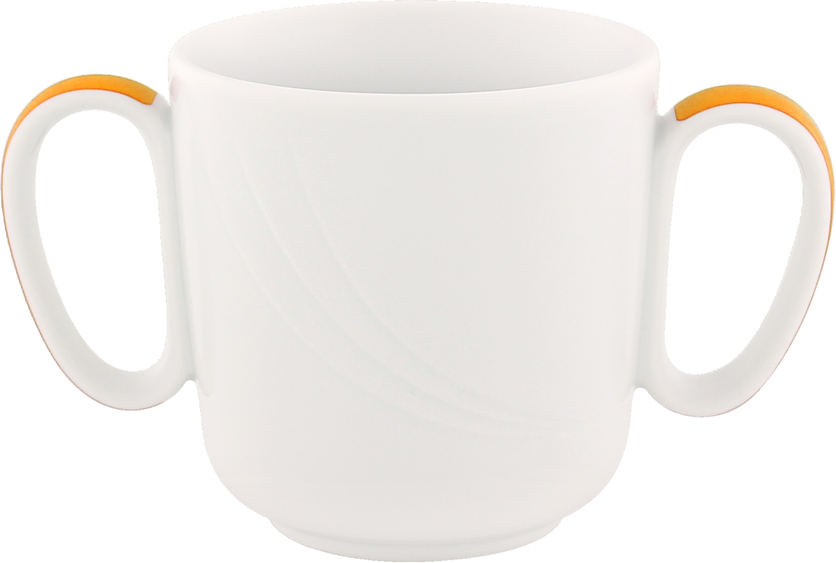 Mug special embossed 2 handle 0.30l