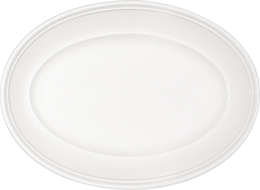 Platter oval with steep rim 24x19cm