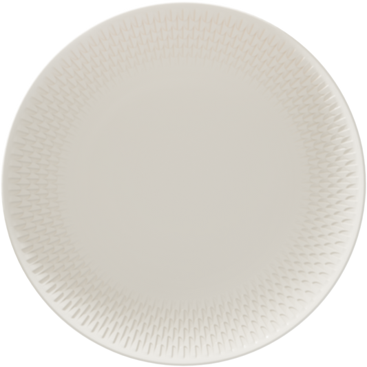 Plate flat coupe embossed 24cm