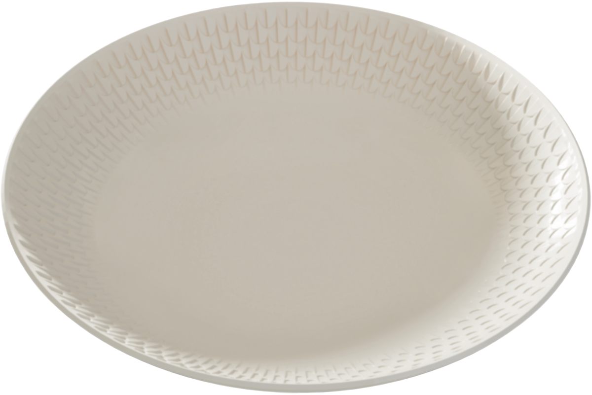 Plate deep coupe embossed 20cm