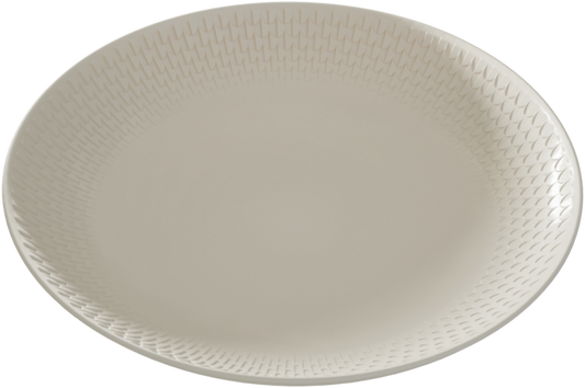 Plate deep coupe embossed 24cm