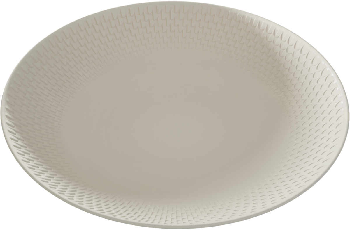 Plate deep coupe embossed 29cm