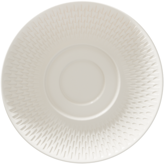 Saucer w. double well embossed 16cm