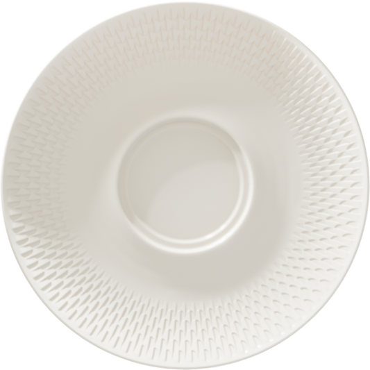 Saucer w. double well embossed 21cm