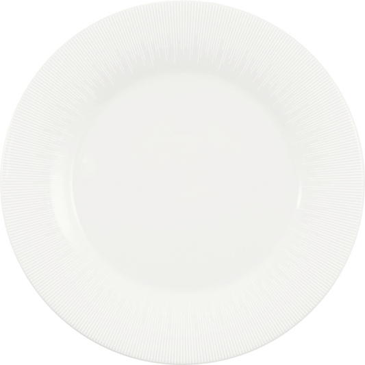 Plate flat round with rim 23cm STRIPES