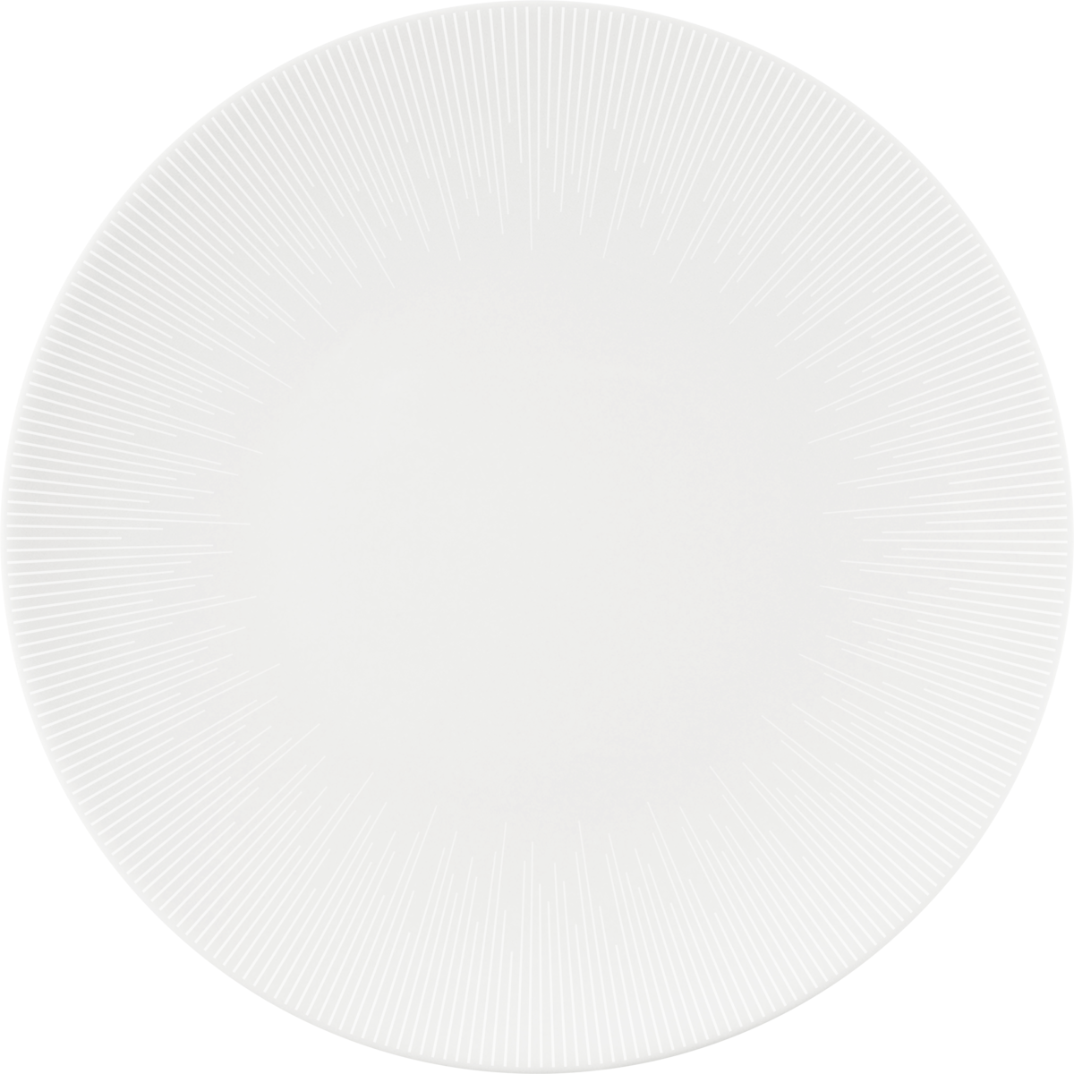 Plate flat round coupe 17cm STRIPES