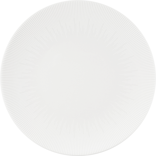 Plate flat round coupe 17cm STRIPES