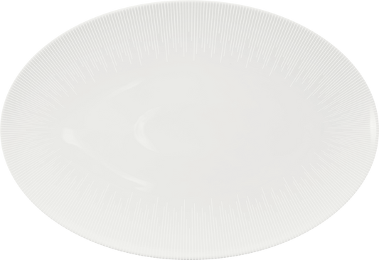 Platter oval coupe 33x23cm STRIPES