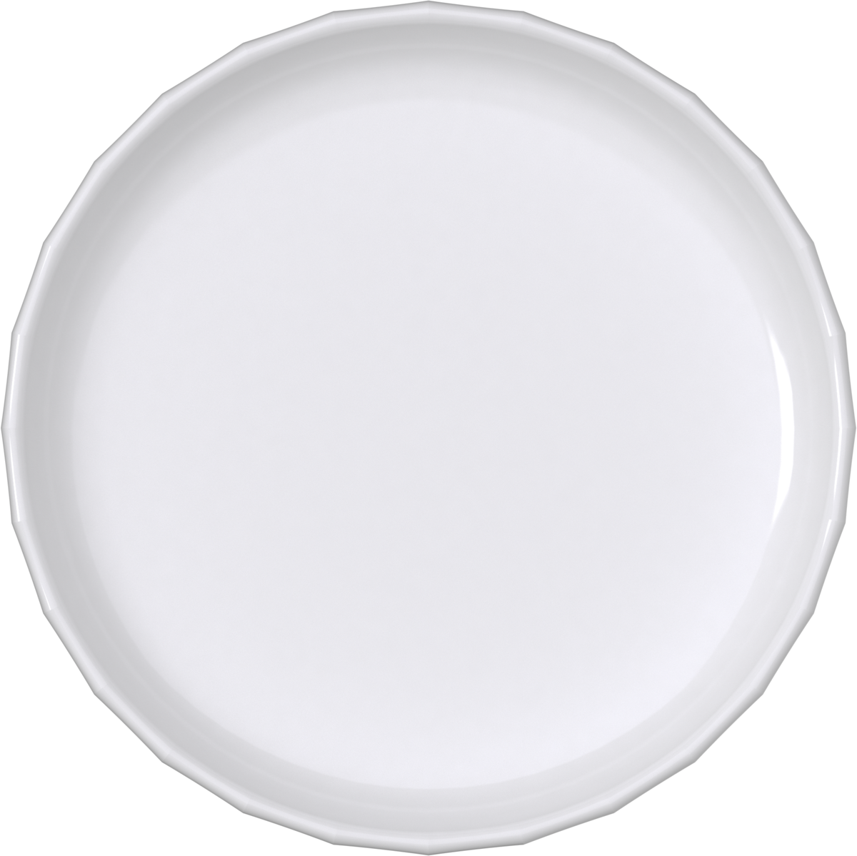 Plate flat round 15cm