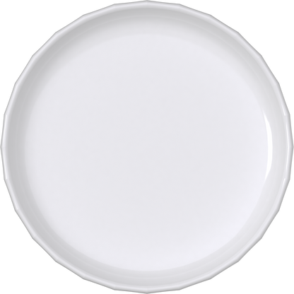 Plate flat round 15cm