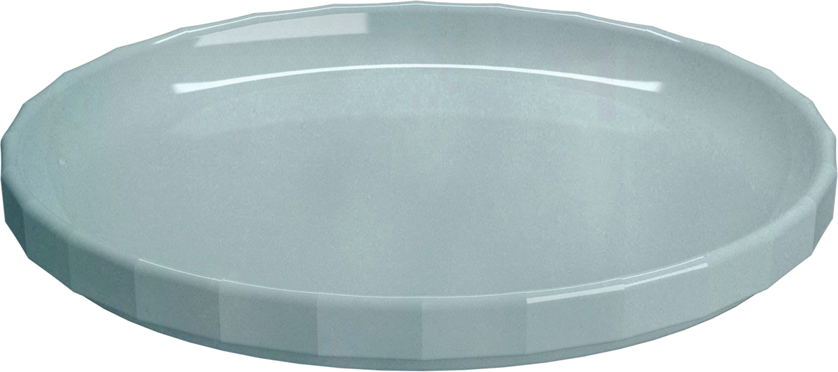 Plate flat round SEA 15cm