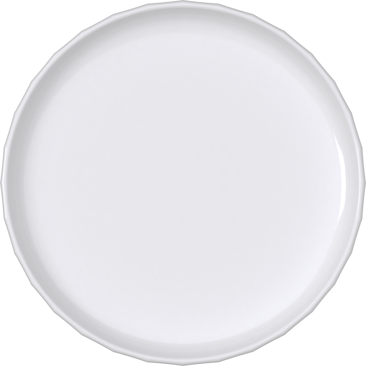 Plate flat round 20cm