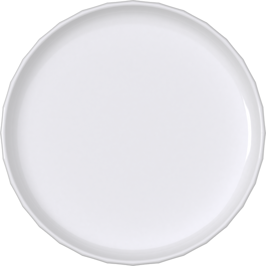 Plate flat round 20cm