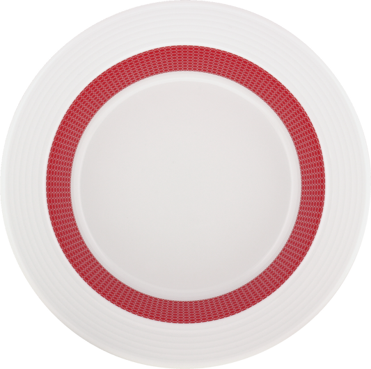 Plate special deep round with rim embossed 23cm