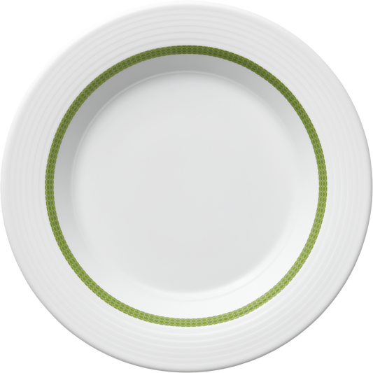 Plate special deep round with rim embossed 23cm