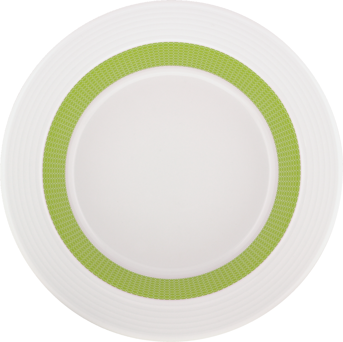 Plate special deep round with rim embossed 23cm