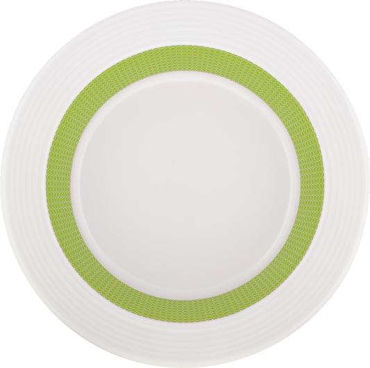 Plate special deep round with rim embossed 23cm