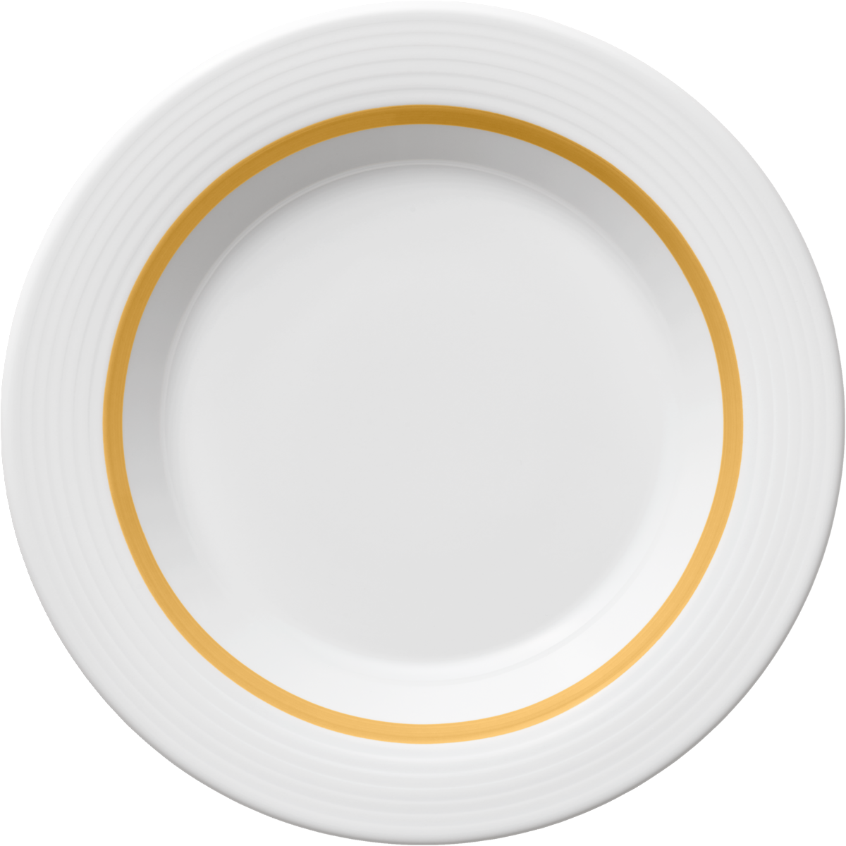 Plate special deep round with rim embossed 23cm