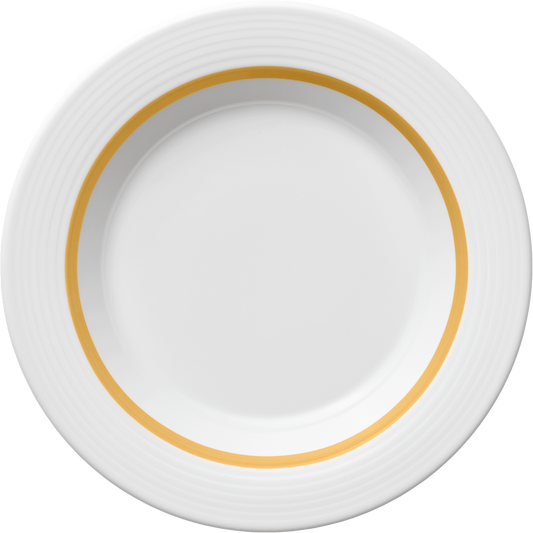 Plate special deep round with rim embossed 23cm