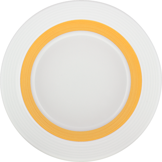 Plate special deep round with rim embossed 23cm