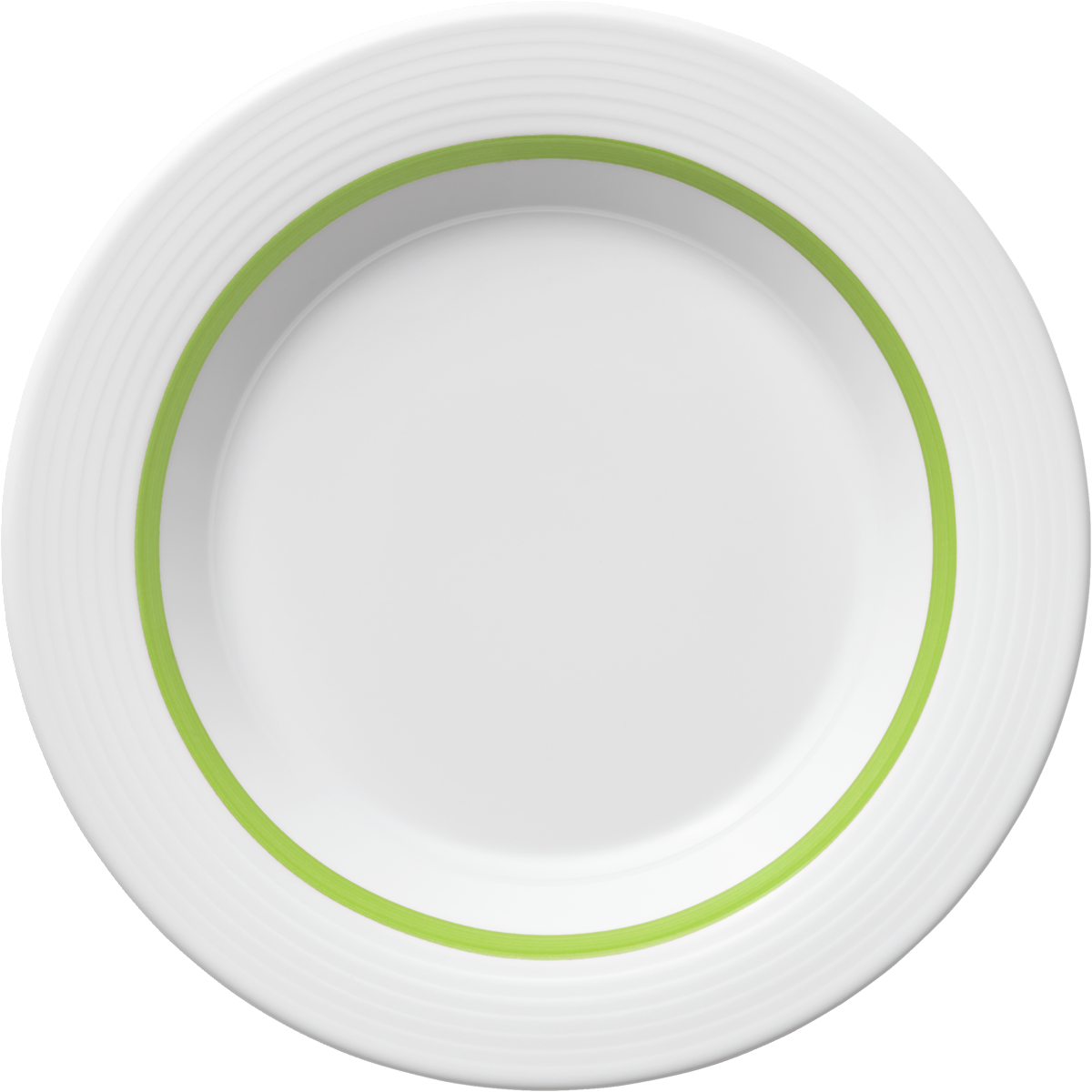 Plate special deep round with rim embossed 23cm