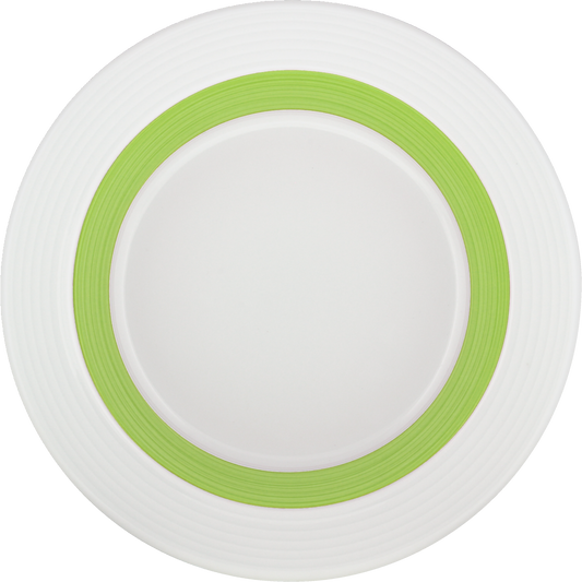 Plate special deep round with rim embossed 23cm