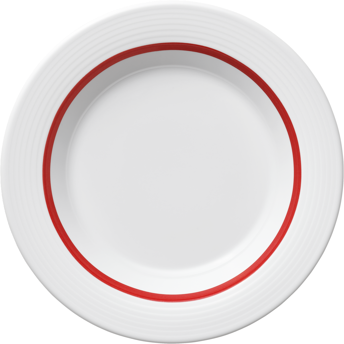 Plate special deep round with rim embossed 23cm