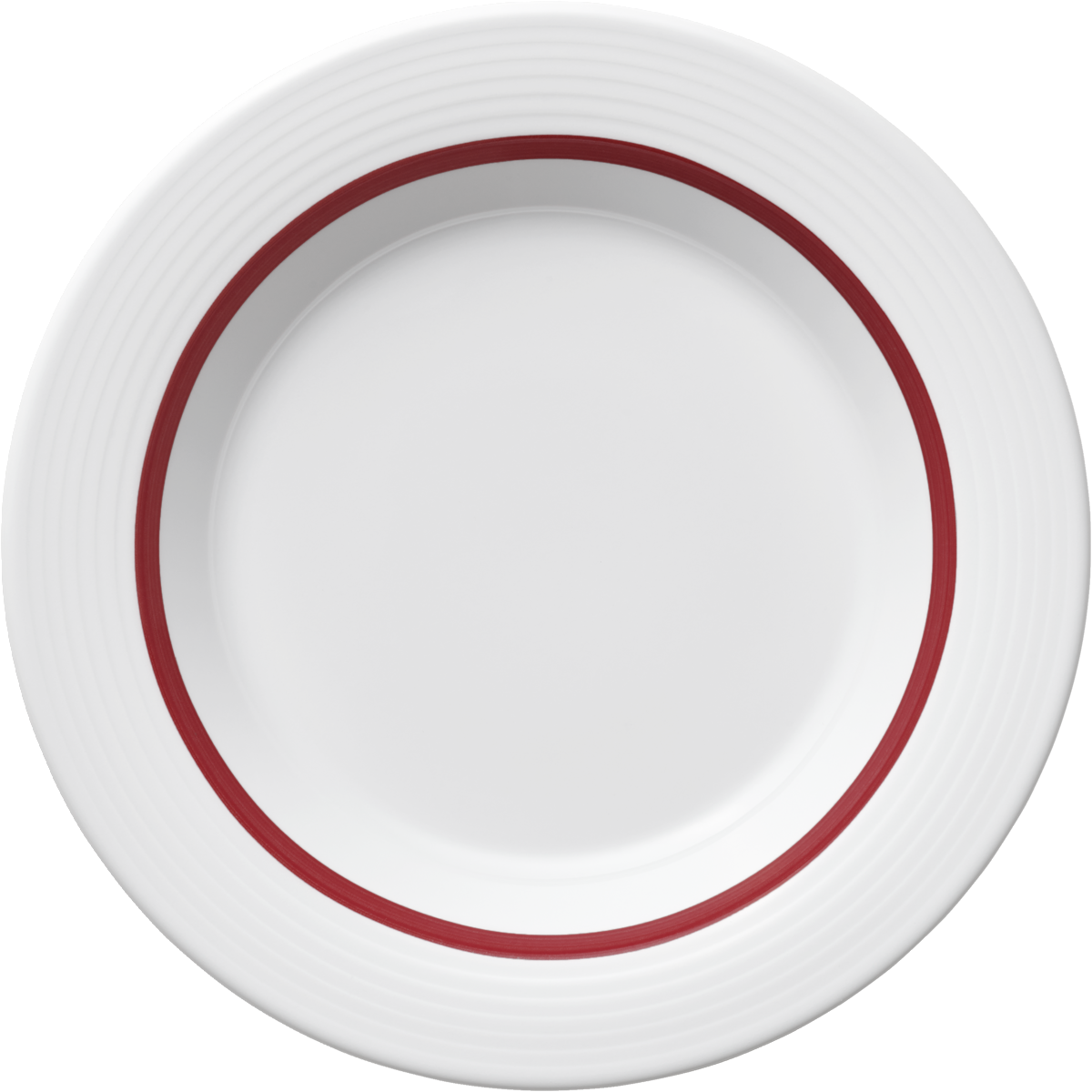 Plate special deep round with rim embossed 23cm