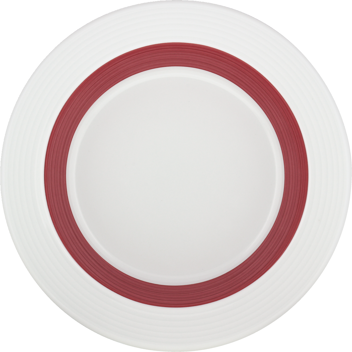 Plate special deep round with rim embossed 23cm