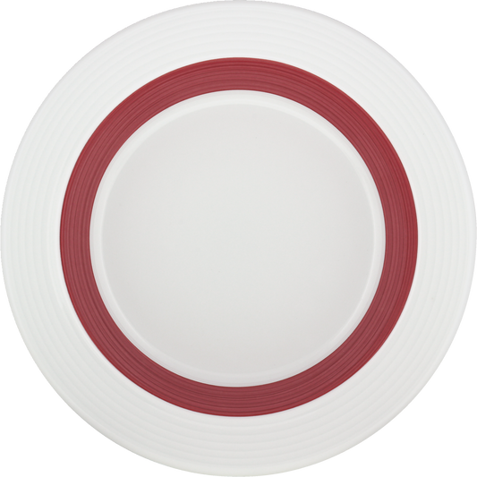 Plate special deep round with rim embossed 23cm