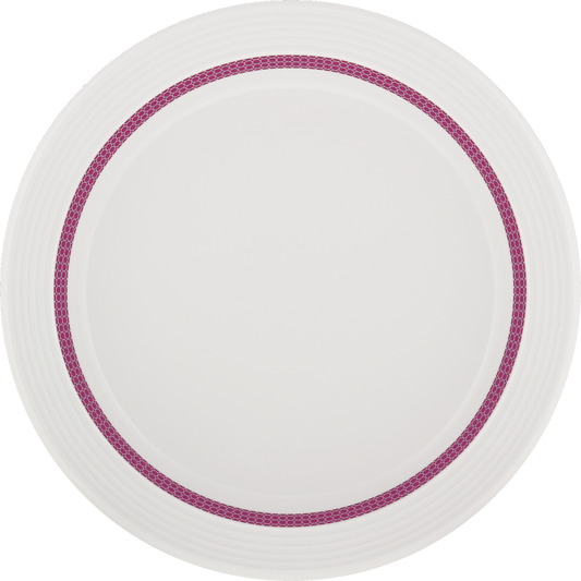 Plate special half-deep with rim embossed 24cm