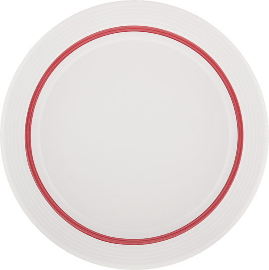 Plate special half-deep with rim embossed 24cm