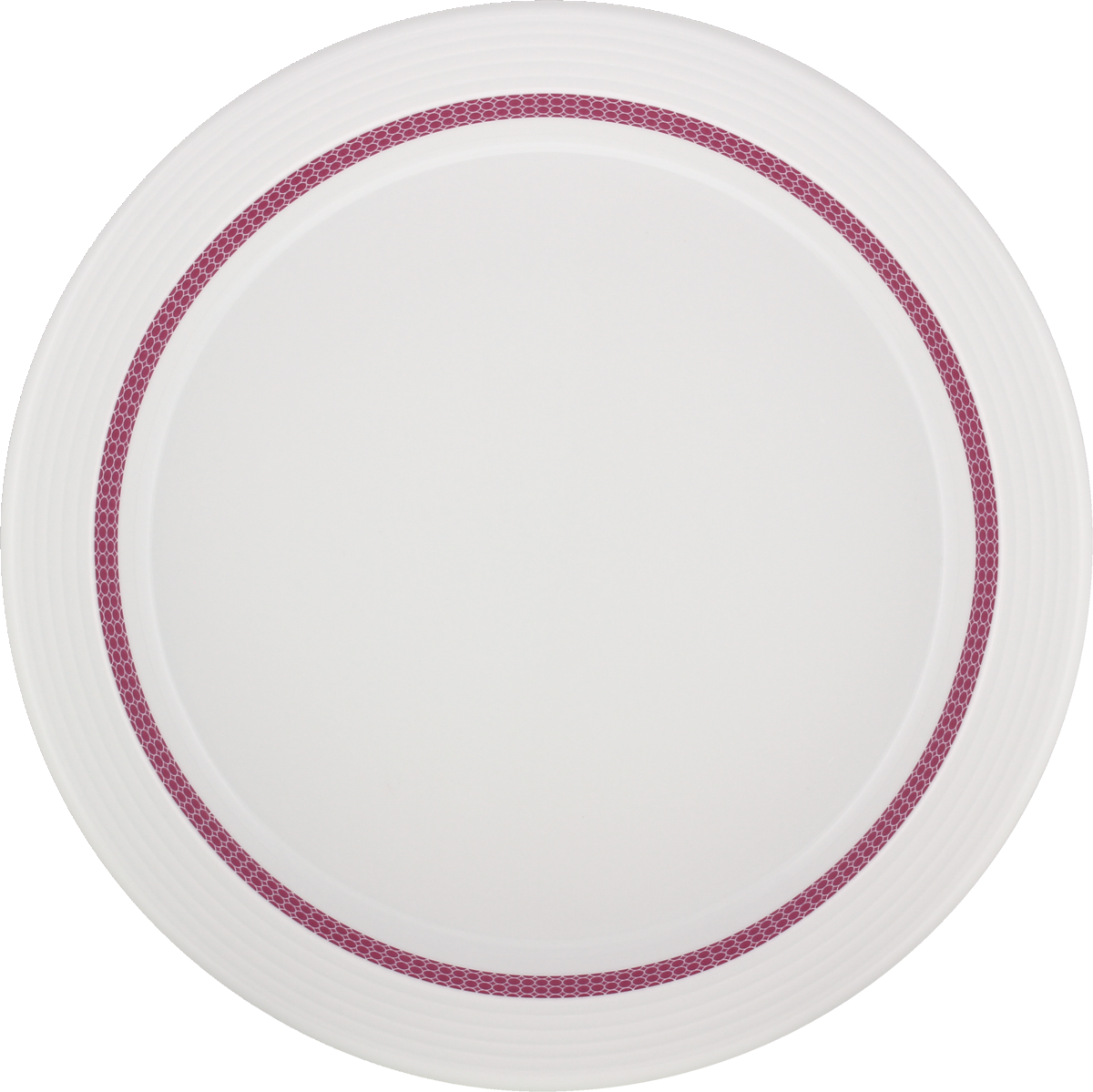 Plate special half-deep with rim embossed 25cm