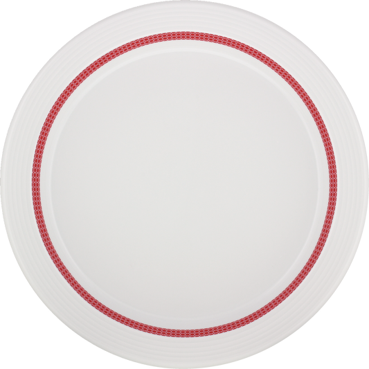 Plate special half-deep with rim embossed 25cm