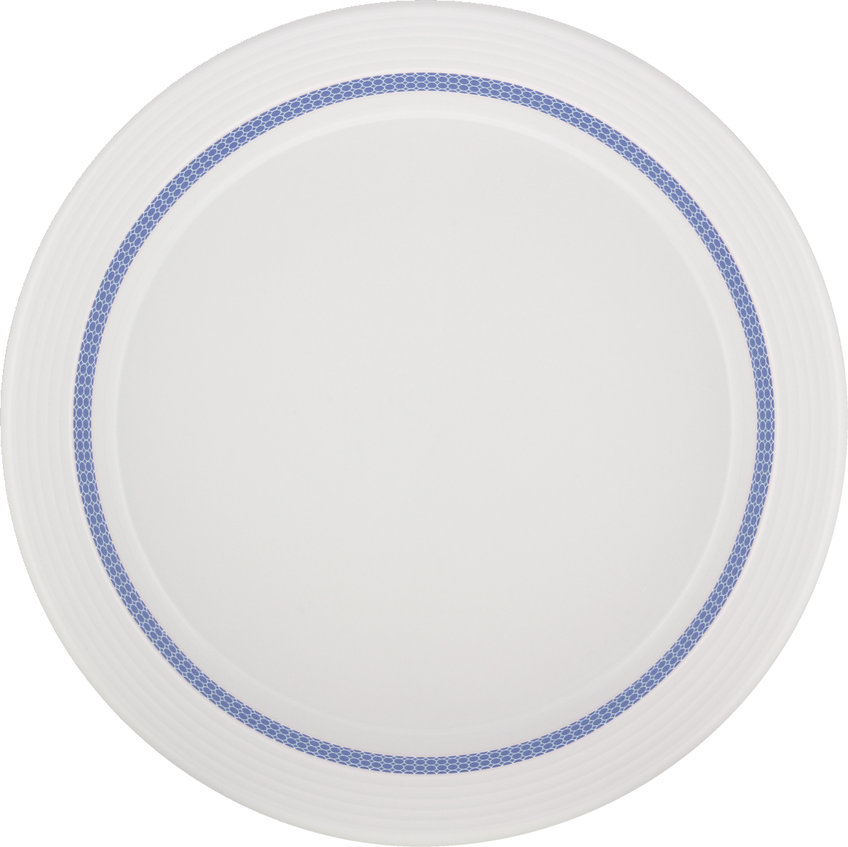 Plate special half-deep with rim embossed 25cm