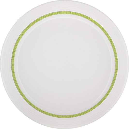 Plate special half-deep with rim embossed 25cm
