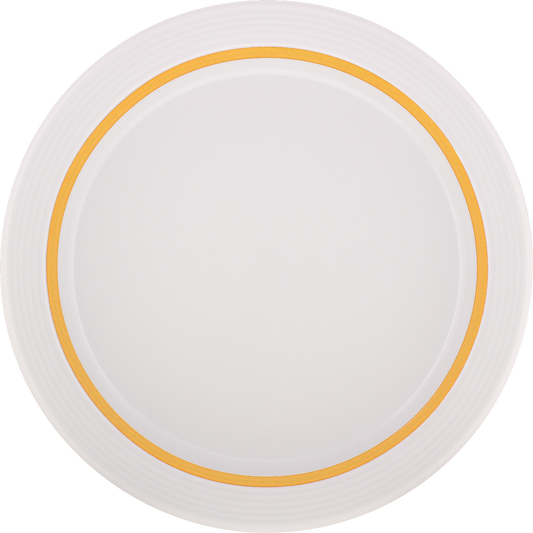 Plate special half-deep with rim embossed 25cm