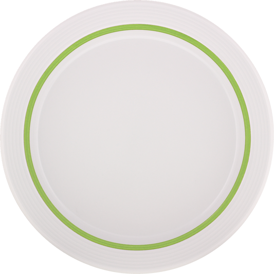 Plate special half-deep with rim embossed 25cm