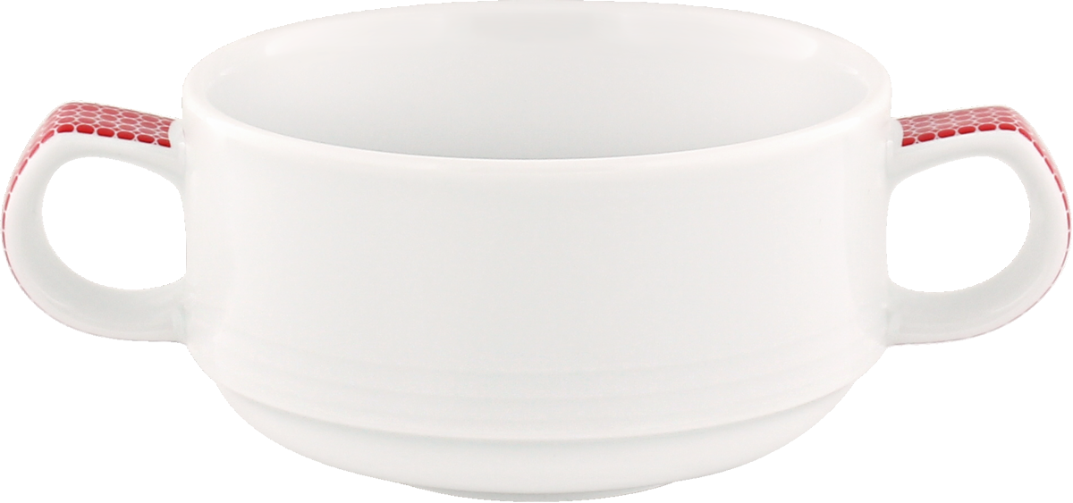 Creamsoup cup stackable embossed 0.28l